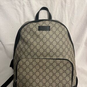 Gucci Beige and Black Large Backpack